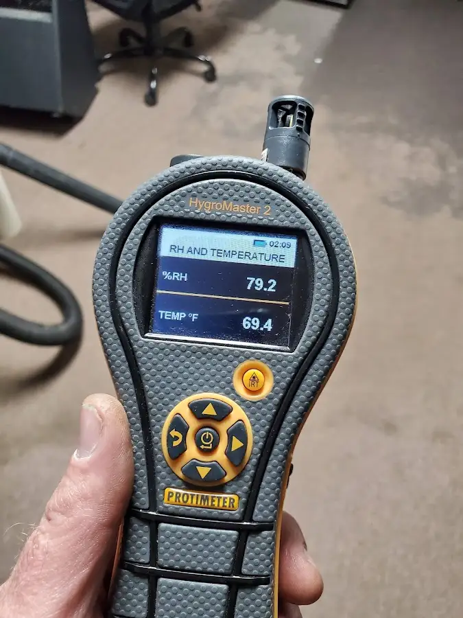 Moisture meter humidity assessment for Fire & Smoke Damage Restoration in Leoni